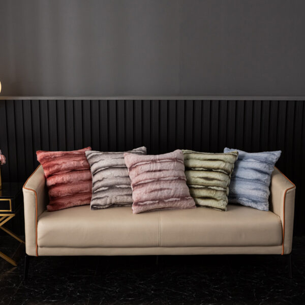 Faux Rabbit Fur Cloud Pillow Cover